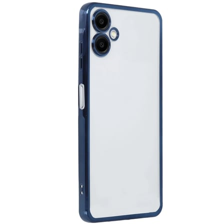 DEFNE STORE Samsung Galaxy A06 Uyumlu Kılıf Lensli Silikon - Lacivert DFNBEZ