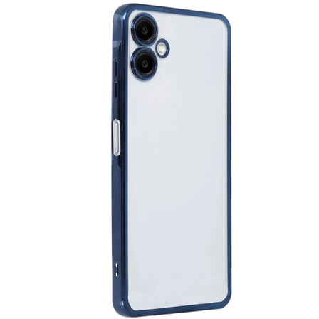 DEFNE STORE Samsung Galaxy A06 Uyumlu Kılıf Lensli Silikon - Lacivert DFNBEZ