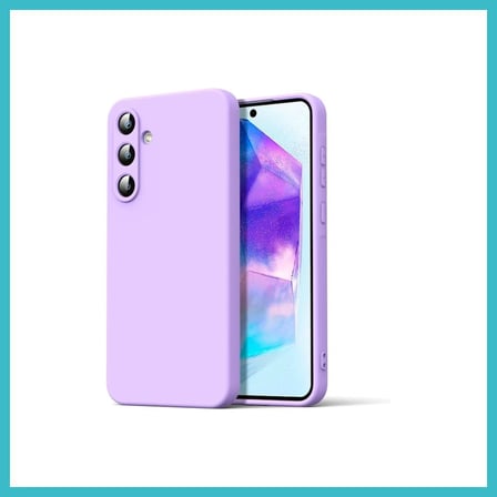 DEFNE STORE Samsung Galaxy A16 5G Uyumlu Kılıf Nano içi Kadife Silikon - Lila DFNBEZ