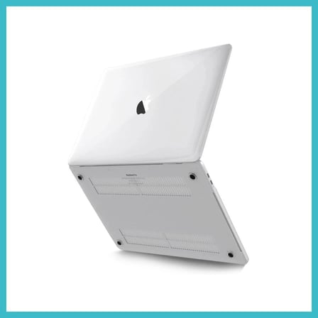 DEFNE STORE Macbook Pro 13 2020 Macbook Buzlu Kapak - Şeffaf DFNBEZ