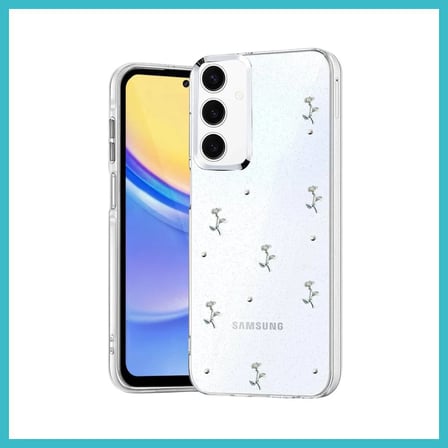 DEFNE STORE Samsung Galaxy A35 5G Uyumlu Fiyonk Desenli Kapak - Desen 2 DFNBEZ