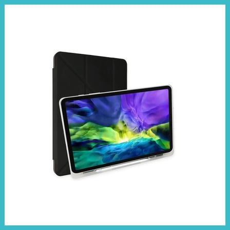 DEFNE STORE Samsung Galaxy P610 Tab S6 Lite 10.4 Kılıf Kalemlikli Mars Tablet Kılıfı - Siyah DFNBEZ