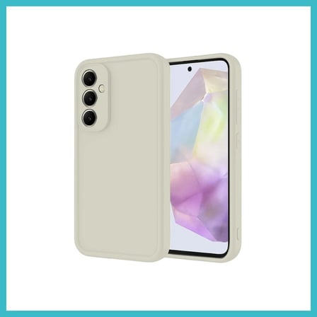 DEFNE STORE Samsung Galaxy A17 5G Uyumlu Viera Silikon - Krem DFNBEZ