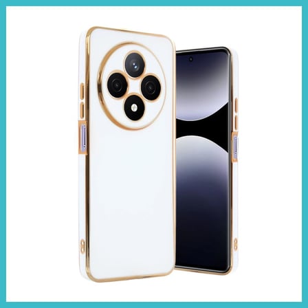 DEFNE STORE Redmi 14C Uyumlu Kılıf Volet Silikon - Beyaz DFNBEZ