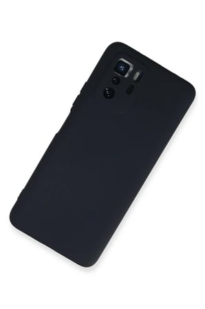 DEFNE STORE Poco X3 GT Uyumlu Kılıf Nano içi Kadife Silikon - Lacivert DFNBEZ