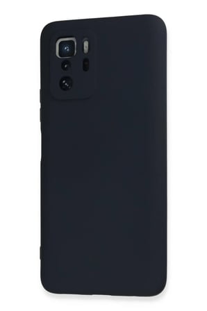 DEFNE STORE Poco X3 GT Uyumlu Kılıf Nano içi Kadife Silikon - Lacivert DFNBEZ