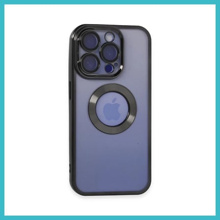 DEFNE STORE iPhone 15 Pro Max Uyumlu Kılıf Slot Silikon - Siyah DFNBEZ
