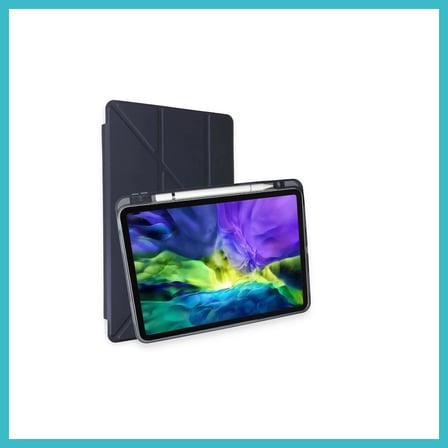DEFNE STORE iPad Air 4 10.9 Kılıf Kalemlikli Mars Tablet Kılıfı - Lacivert DFNBEZ