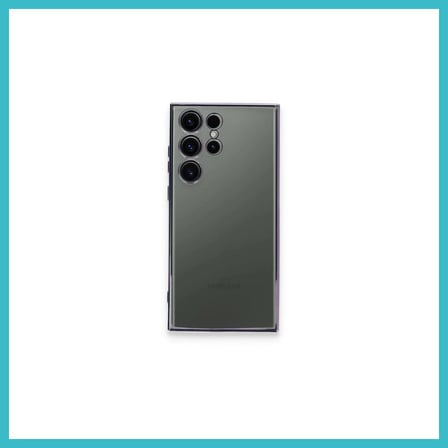 DEFNE STORE Samsung Galaxy S23 Ultra Uyumlu Kılıf Lensli Silikon - Mor DFNBEZ