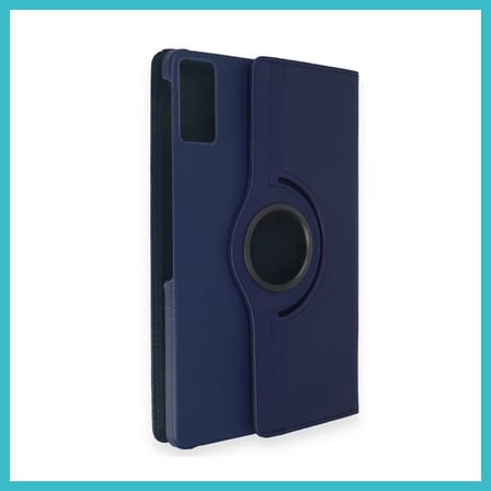 DEFNE STORE Lenovo Tab M8 Kılıf 360 Tablet Deri Kılıf - Lacivert DFNBEZ