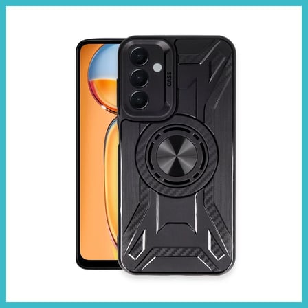 DEFNE STORE Samsung Galaxy A25 5G Uyumlu Kılıf Lincoln Silikon - Siyah DFNBEZ