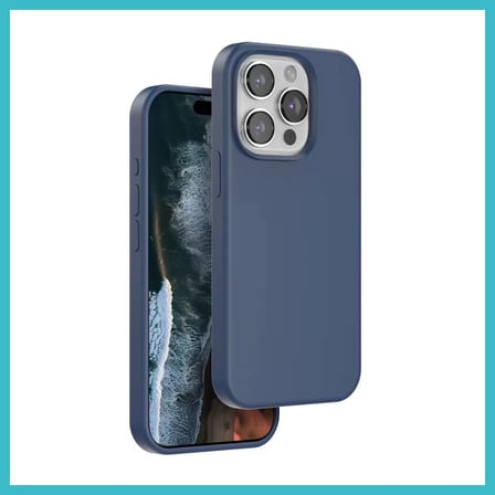 DEFNE STORE Venco iPhone 15 Pro Uyumlu Home Magsafe Kapak - Lacivert DFNBEZ