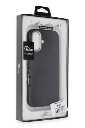 DEFNE STORE Joko iPhone 16 Uyumlu Wonder Deri Magsafe Kapak - Siyah DFNBEZ