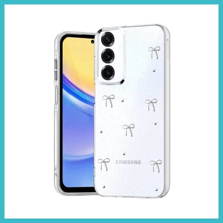 DEFNE STORE Samsung Galaxy A15 4G Uyumlu Fiyonk Desenli Kapak - Desen 5 DFNBEZ