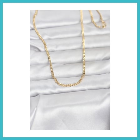 DEFNE STORE CM 14K Gold Renk 60 cm Zincir Kadın Kolye DFNBEZ