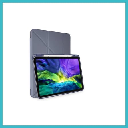 DEFNE STORE iPad Air 4 10.9 Kılıf Kalemlikli Mars Tablet Kılıfı - Lavender DFNBEZ