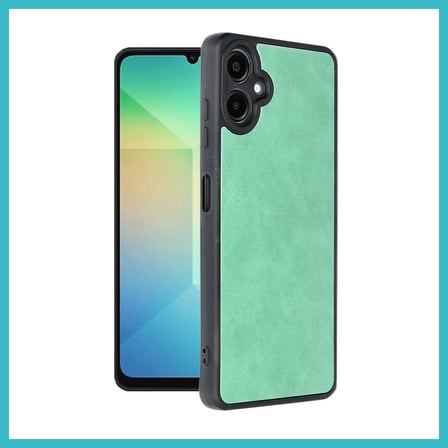 DEFNE STORE Samsung Galaxy A06 Uyumlu Kılıf Aras Deri Kapak - Koyu Yeşil DFNBEZ