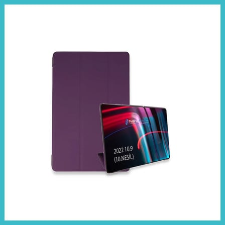DEFNE STORE iPad 2025 10.9 10.Nesil (A16) Kılıf Tablet Smart Kılıf - Mor DFNBEZ