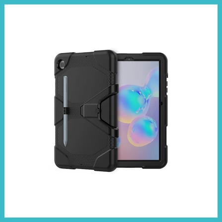 DEFNE STORE Samsung Galaxy T500 Tab A7 10.4 Kılıf Griffin Tablet Kapak - Siyah DFNBEZ