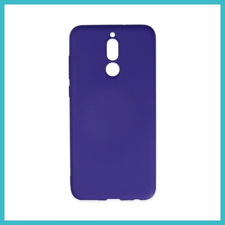 DEFNE STORE Huawei Mate 10 Lite Uyumlu Kılıf Nano içi Kadife Silikon - Mor DFNBEZ