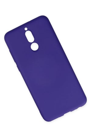 DEFNE STORE Huawei Mate 10 Lite Uyumlu Kılıf Nano içi Kadife Silikon - Mor DFNBEZ