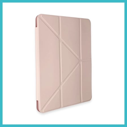 DEFNE STORE Huawei Honor Pad V9 Kılıf Kalemlikli Mars Tablet Kılıfı - Rose Gold DFNBEZ