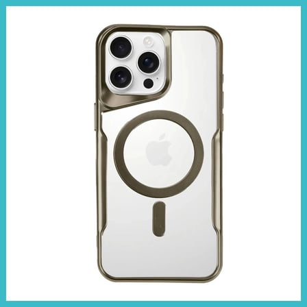 DEFNE STORE iPhone 16 Pro Uyumlu Kılıf Boyi Magsafe Silikon Kapak - Desert DFNBEZ