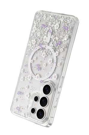 DEFNE STORE Onegif Samsung Galaxy S26 Ultra Uyumlu Misk Simli Magsafe Kapak - Desen 2 DFNBEZ