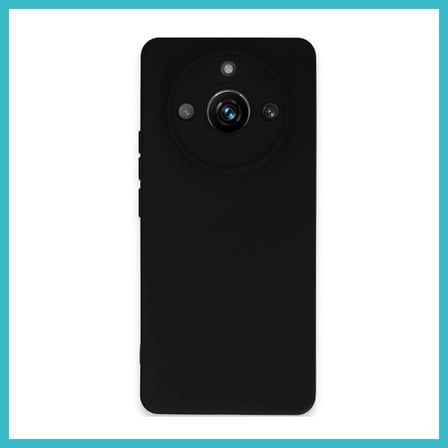 DEFNE STORE Realme 11 Pro Uyumlu Kılıf Nano içi Kadife Silikon - Siyah DFNBEZ