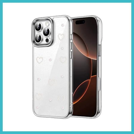 DEFNE STORE iPhone 16 Pro Max Uyumlu Fiyonk Desenli Kapak - Desen 10 DFNBEZ