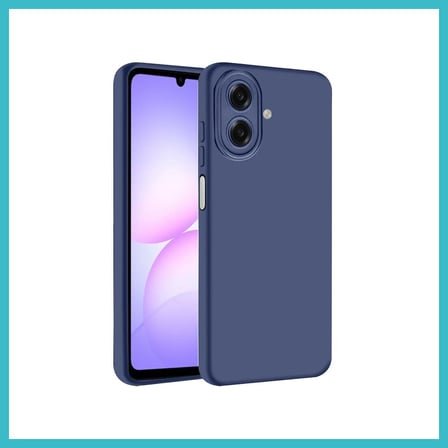 DEFNE STORE Samsung Galaxy A07 4G Uyumlu Nano içi Kadife Silikon - Lacivert DFNBEZ