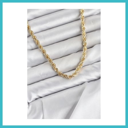 DEFNE STORE CM Burgu Model Gold Renk Pirinç 60 cm Kadın Kolye DFNBEZ