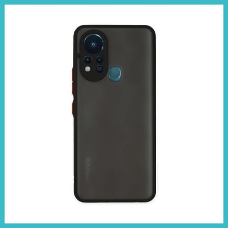 DEFNE STORE İnfinix Hot 11s Uyumlu Kılıf Montreal Silikon Kapak - Siyah DFNBEZ