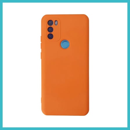 DEFNE STORE General Mobile GM 21 Plus Kılıf Nano içi Kadife Silikon - Turuncu DFNBEZ
