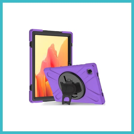 DEFNE STORE Samsung Galaxy T220 Tab A7 Lite 8.7 Kılıf Amazing Tablet Kapak - Mor DFNBEZ
