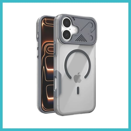 DEFNE STORE Joko iPhone 17 Uyumlu Zinko Magsafe Kapak - Titan Gri DFNBEZ