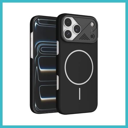 DEFNE STORE Joko iPhone 17 Pro Uyumlu Export Magsafe Kapak - Siyah DFNBEZ