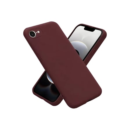 DEFNE STORE iPhone 16E Uyumlu Kılıf First Silikon - Bordo DFNBEZ