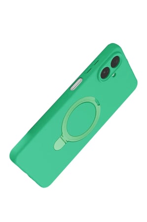 DEFNE STORE Samsung Galaxy A07 4G Uyumlu Regal Magsafe Standlı Kapak - Yeşil DFNBEZ