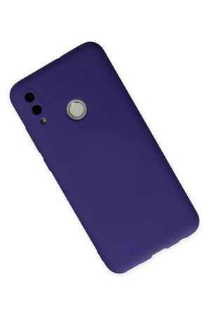 DEFNE STORE Huawei P Smart 2019 Kılıf Nano içi Kadife Silikon - Mor DFNBEZ