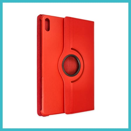 DEFNE STORE Huawei MatePad Air 11.5 Kılıf 360 Tablet Deri Kılıf - Kırmızı DFNBEZ