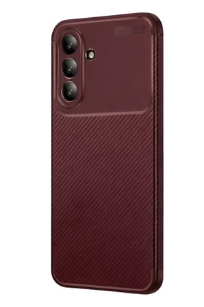 DEFNE STORE Samsung Galaxy S26 FE Uyumlu Auto Focus Karbon Kapak - Bordo DFNBEZ
