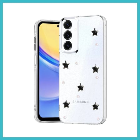 DEFNE STORE Samsung Galaxy A15 4G Uyumlu Fiyonk Desenli Kapak - Desen 7 DFNBEZ