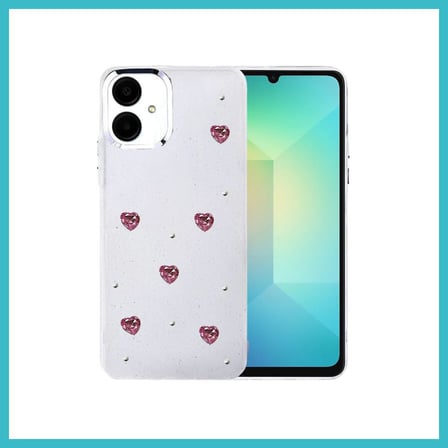 DEFNE STORE Samsung Galaxy A07 4G Uyumlu Fiyonk Desenli Kapak - Desen 3 DFNBEZ
