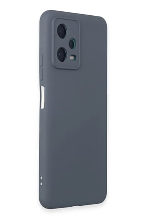 DEFNE STORE Redmi Note 12 5G Uyumlu Kılıf Nano içi Kadife Silikon - Gri DFNBEZ