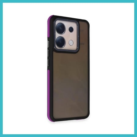 DEFNE STORE Redmi Note 13 Pro 4G Uyumlu Harvel Kapak - Derin Mor DFNBEZ