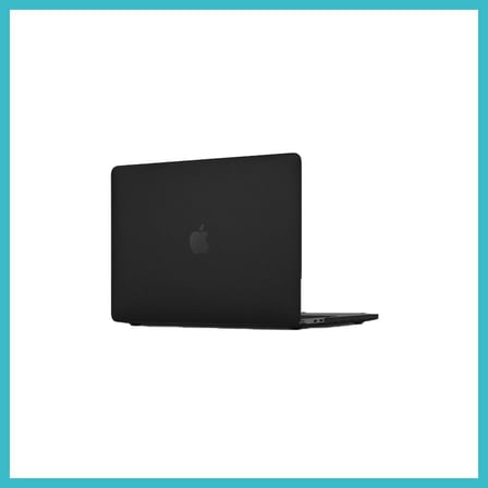 DEFNE STORE Macbook Pro 14.2 2021 Macbook Buzlu Kapak - Siyah DFNBEZ
