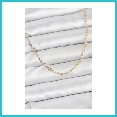 DEFNE STORE CM 14K Gold Renk Kalp Zincirli Kadın Kolye DFNBEZ