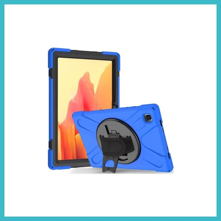 DEFNE STORE Samsung Galaxy T220 Tab A7 Lite 8.7 Kılıf Amazing Tablet Kapak - Mavi DFNBEZ