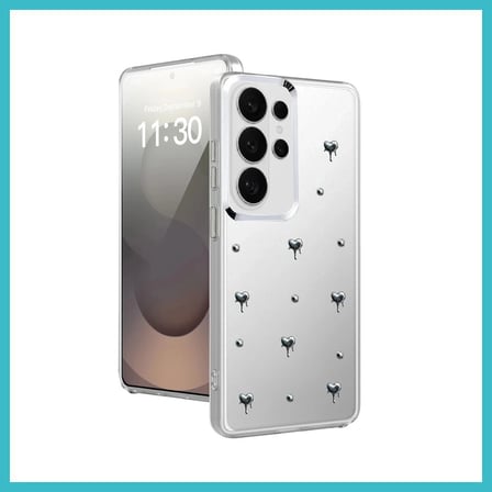DEFNE STORE Samsung Galaxy S26 Ultra Uyumlu Fiyonk Desenli Kapak - Desen 1 DFNBEZ